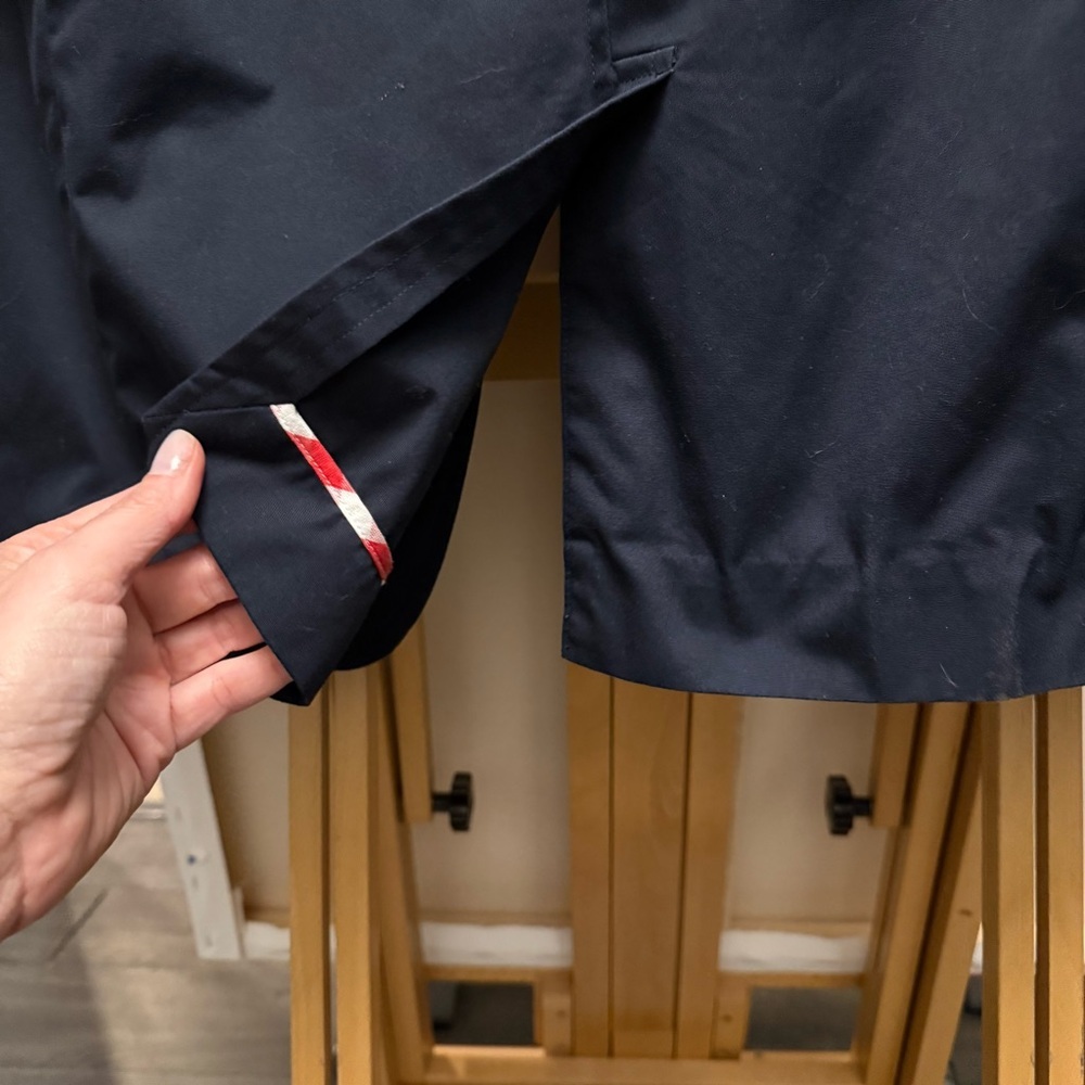 Thom Browne Dark Blue Men's Jacket with Red Accents - Picture 11 of 13